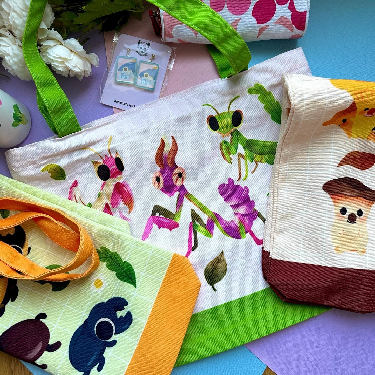Beetle Canvas Tote Bag