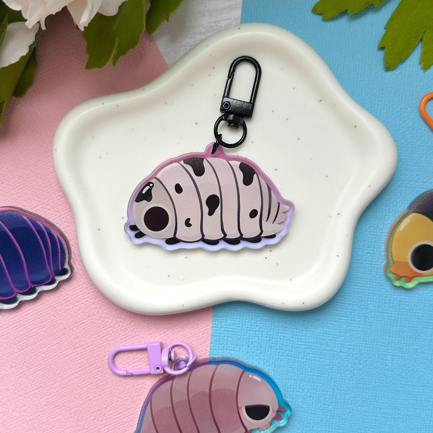 Pill Bug | Isopod 2.5" Acrylic Charm