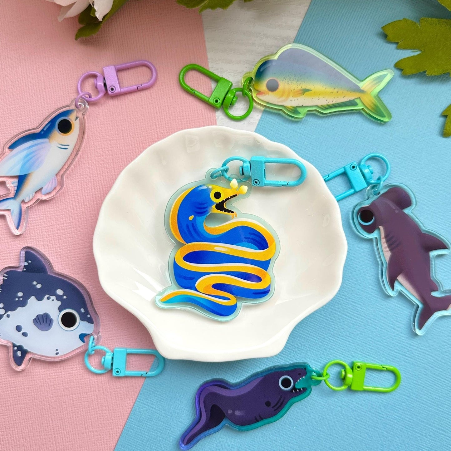 Ribbon Eel 2.5" Acrylic Charm