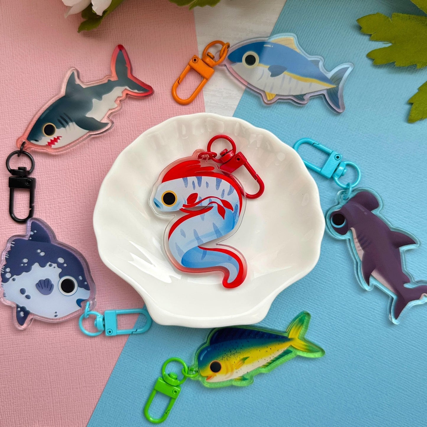 Oarfish 2.5" Acrylic Charm