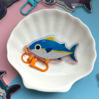 Blue Fin Tuna 2.5" Acrylic Charm