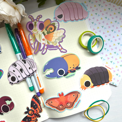 Bug Collection Vinyl Stickers