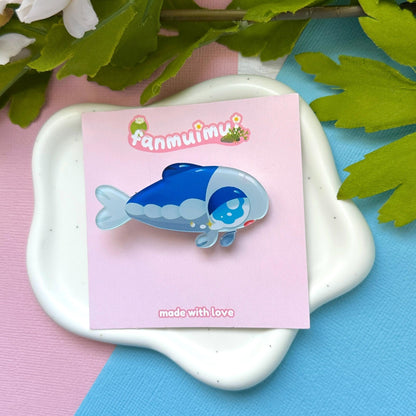 Crybaby Fish Acrylic Hair Clip