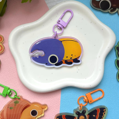 Hercules Beetle 2.5" Acrylic Charm