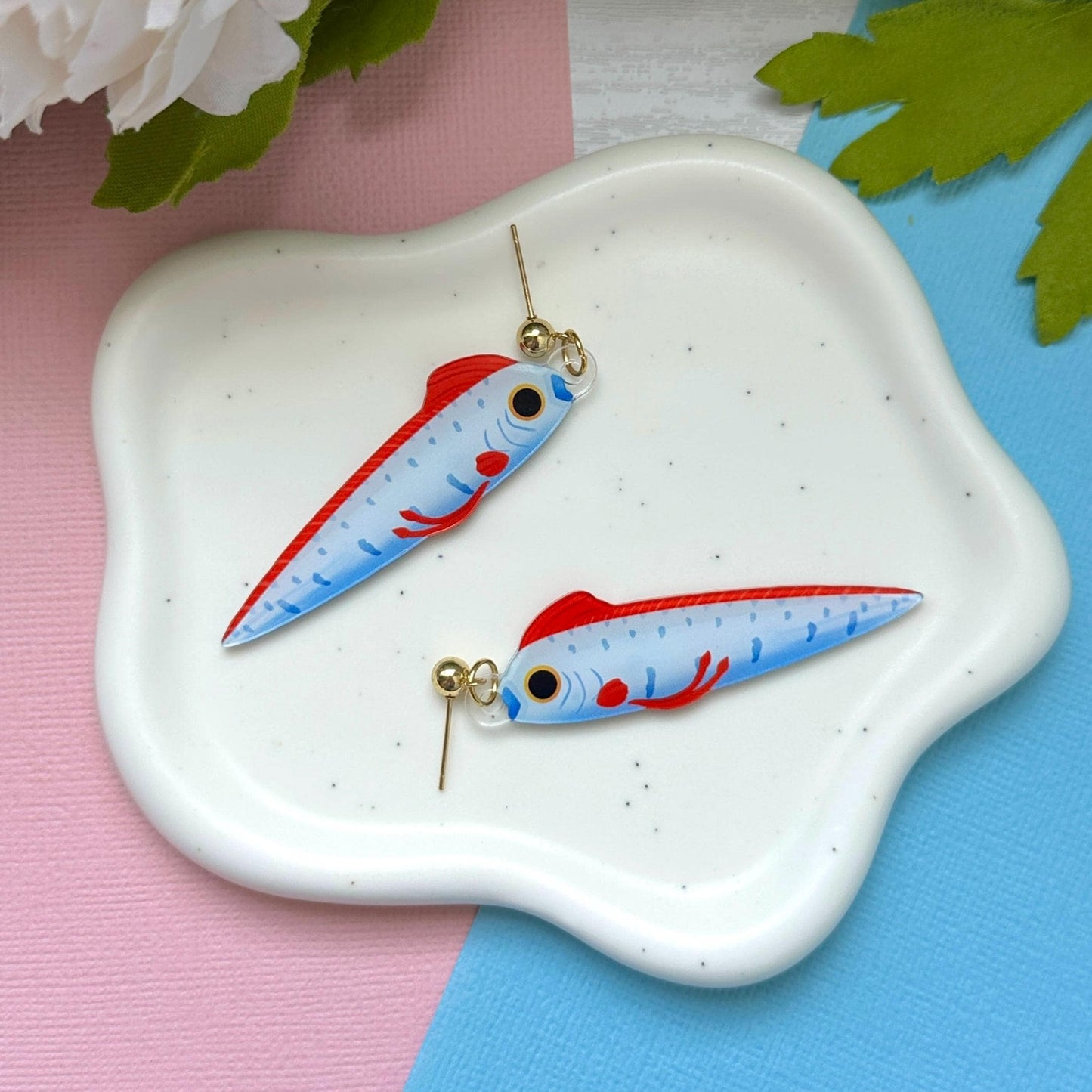 Oarfish Acrylic Earrings