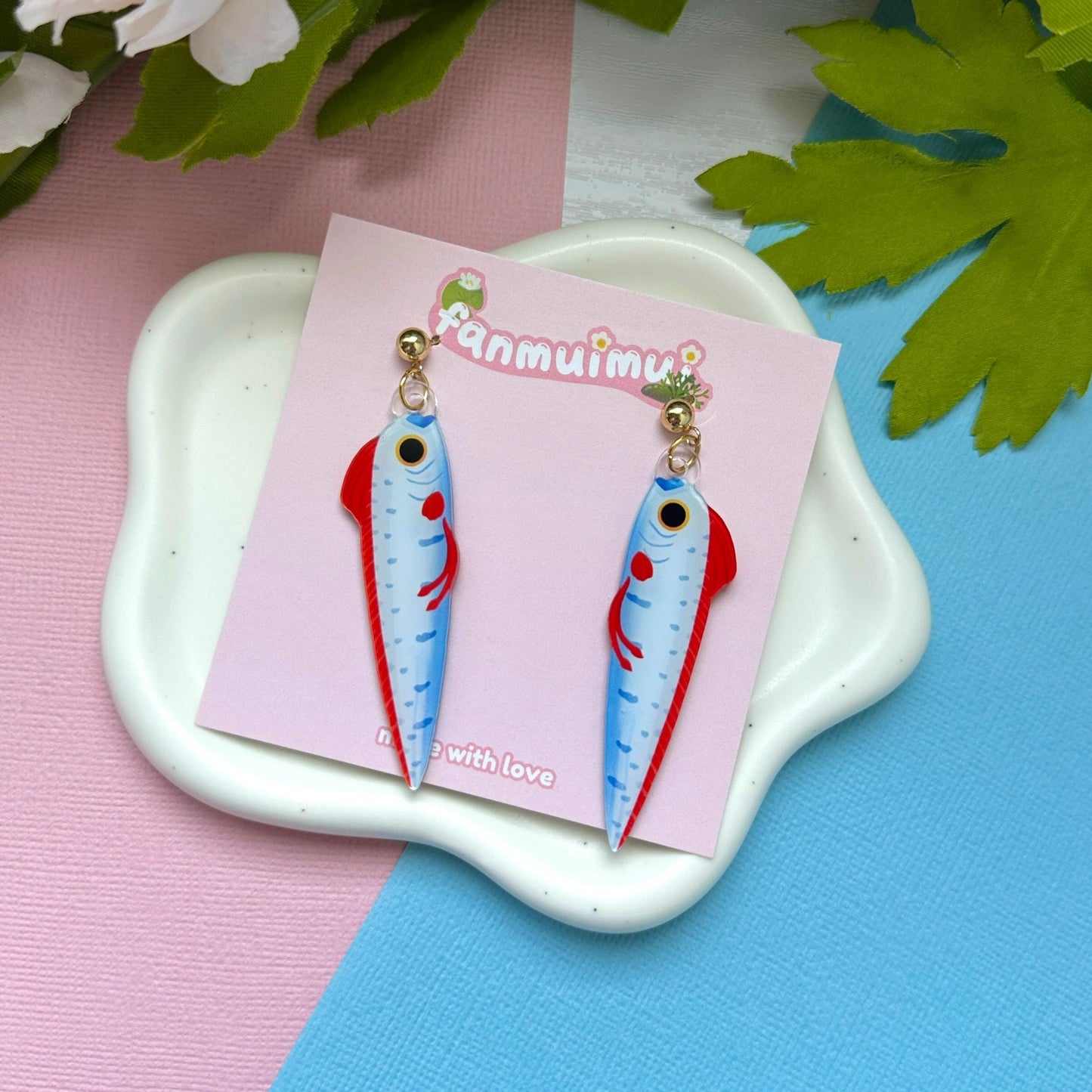 Oarfish Acrylic Earrings