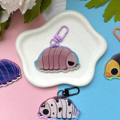 Pill Bug | Isopod 2.5" Acrylic Charm