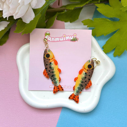 Apache Trout Acrylic Earrings