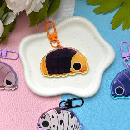 Pill Bug | Isopod 2.5" Acrylic Charm