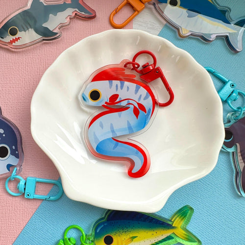 Oarfish 2.5" Acrylic Charm