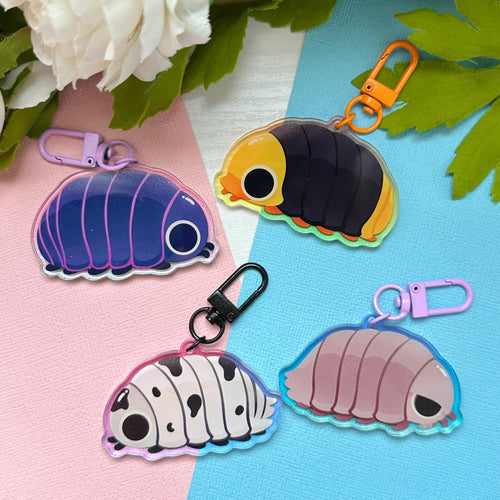 Pill Bug | Isopod 2.5" Acrylic Charm