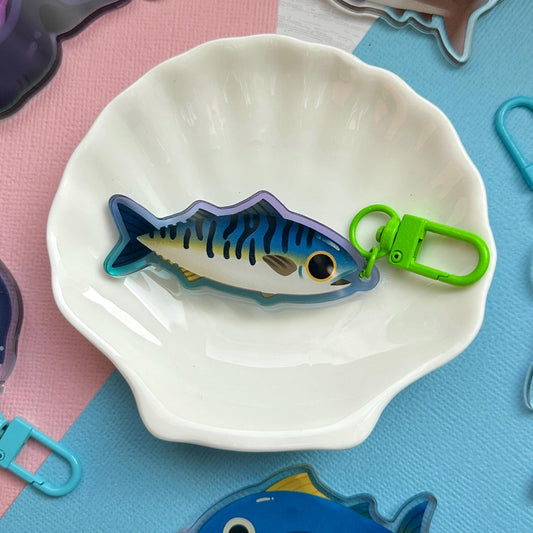 Atlantic Mackerel 2.5" Acrylic Charm