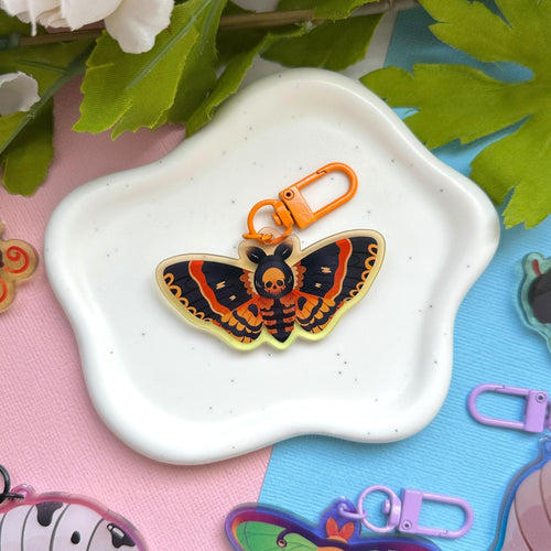 Death's Head Hawk Moth 2.5" Acrylic Charm