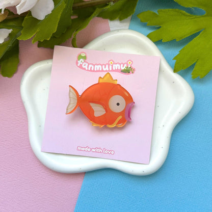 Magic Fish Acrylic Hair Clip