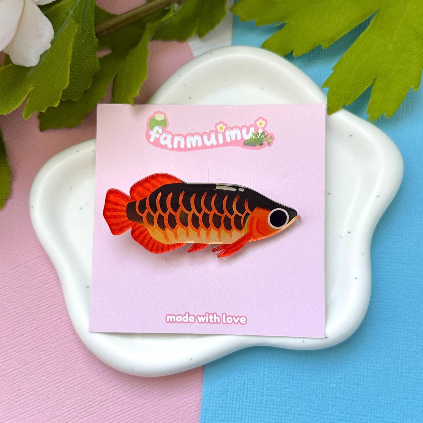 Arowana Acrylic Hair Clip