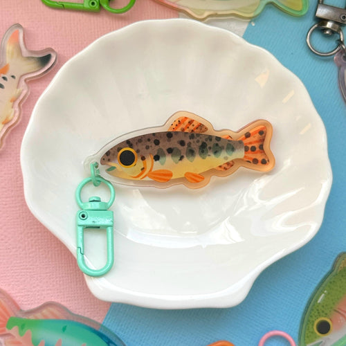 Apache Trout 2.5" Acrylic Charm