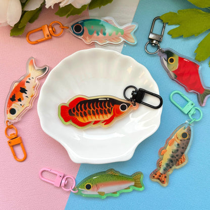 Arowana 2.5" Acrylic Charm