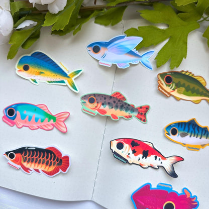 Fish Collection 2 Vinyl Stickers
