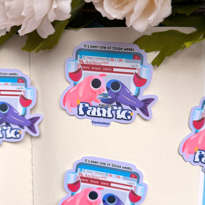 Pass the Yaoi | Yuri | Fanfiction | Omegaverse Vinyl Stickers