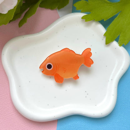 Goldfish Acrylic Hair Clip