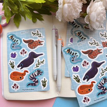 Eels Vinyl Sticker Sheet (A6)