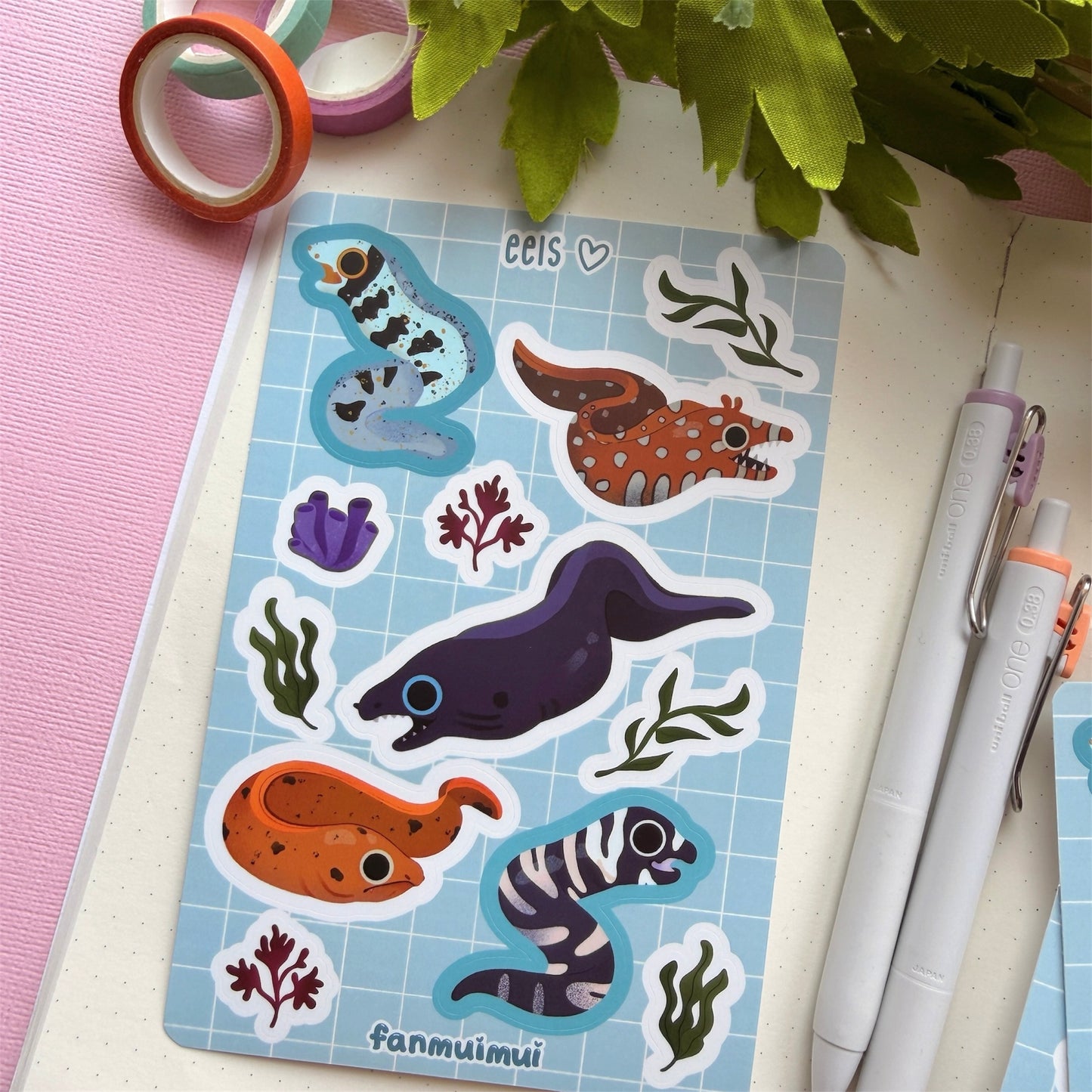 Eels Vinyl Sticker Sheet (A6)