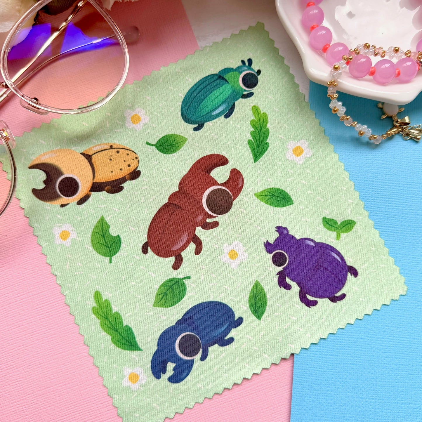 Beetles Microfiber Cleaning Cloth