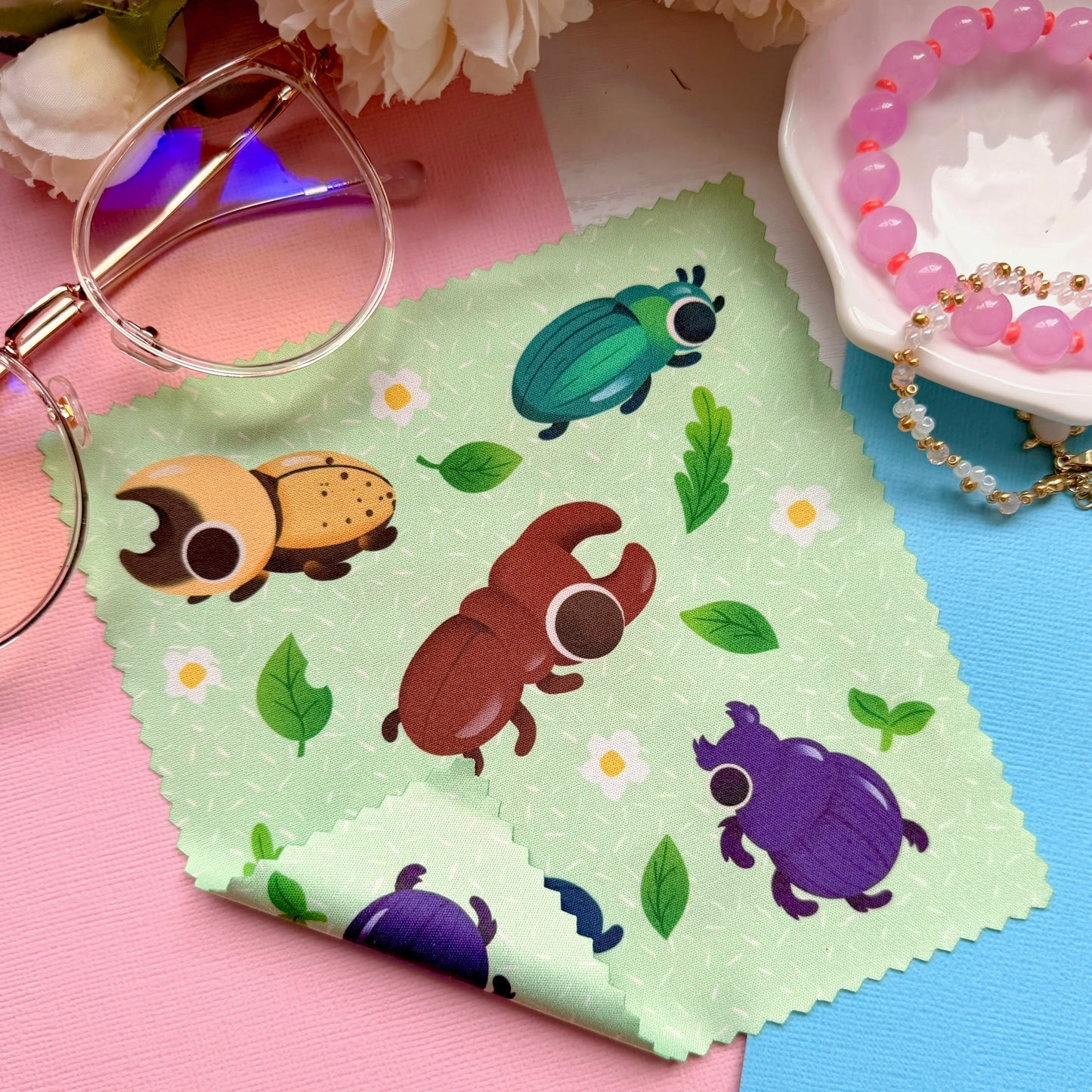 Beetles Microfiber Cleaning Cloth