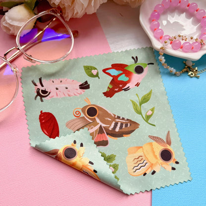 Moths & Caterpillars Microfiber Cleaning Cloth