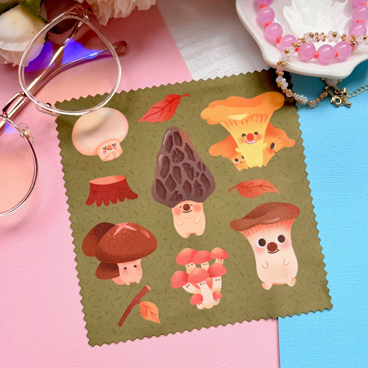 Mushroom Microfiber Cleaning Cloth