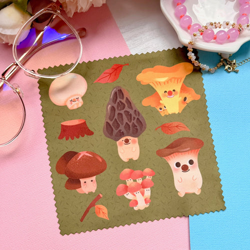 Mushroom Microfiber Cleaning Cloth