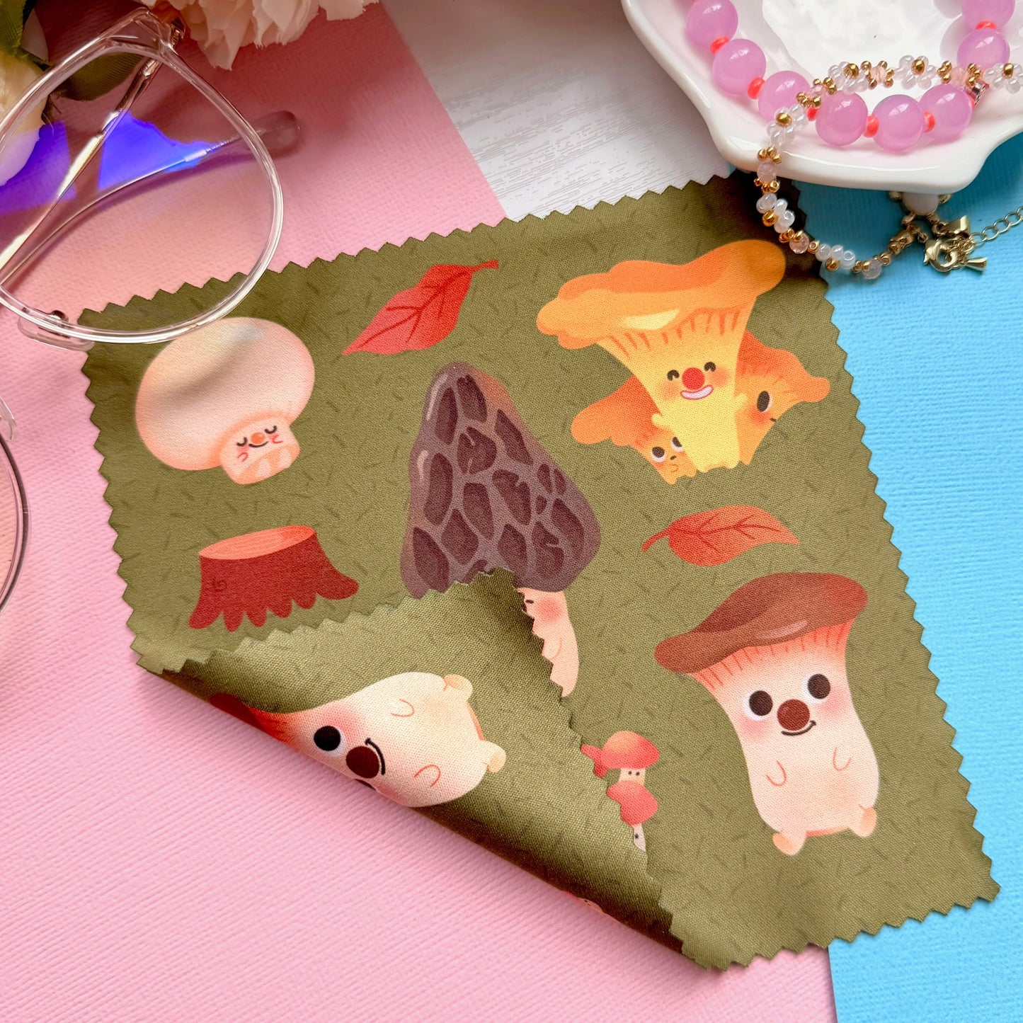 Mushroom Microfiber Cleaning Cloth