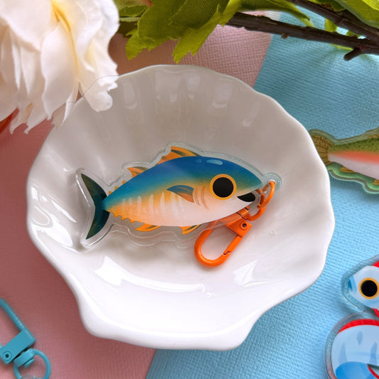 Blue Fin Tuna 2.5" Acrylic Charm