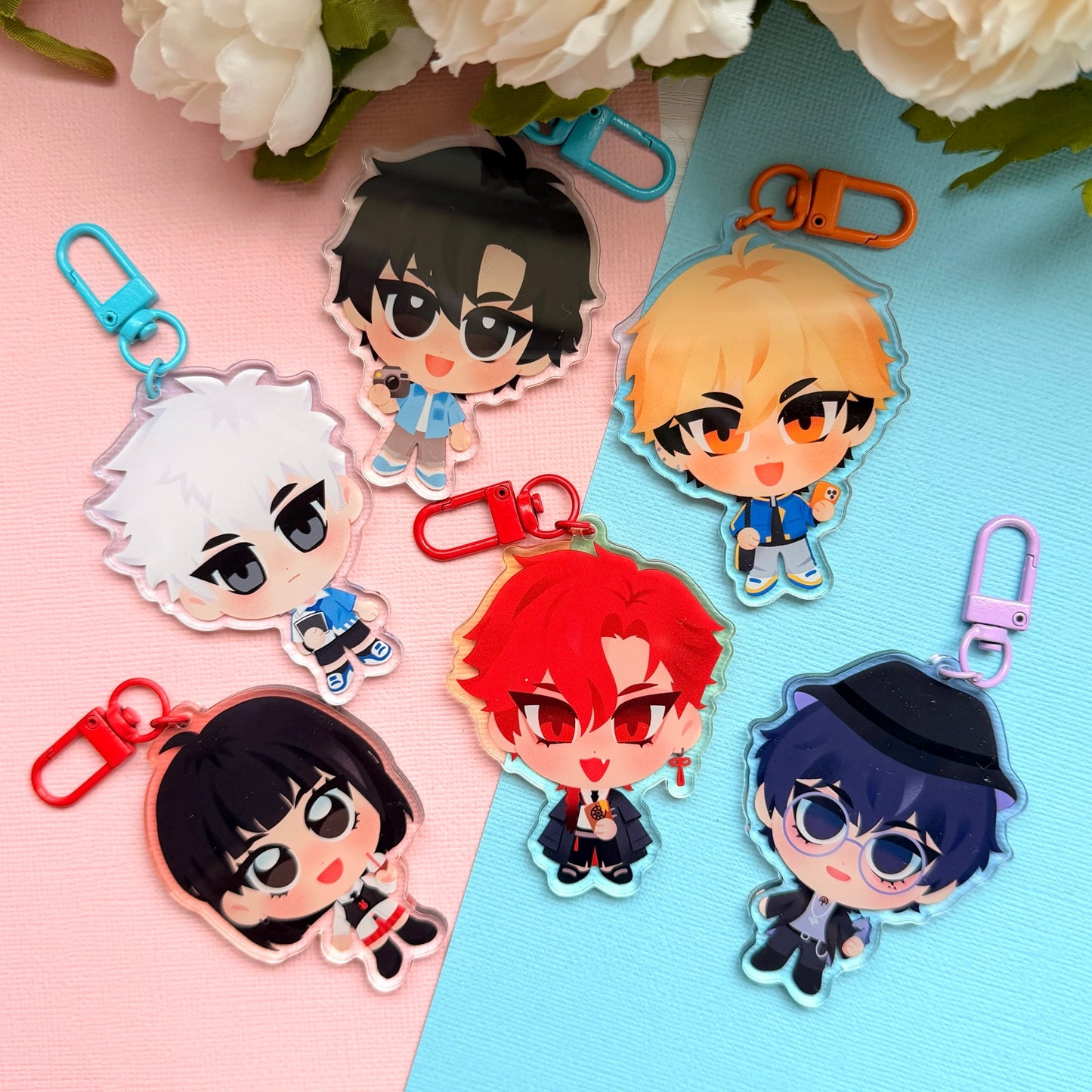 Link Click Acrylic Charms