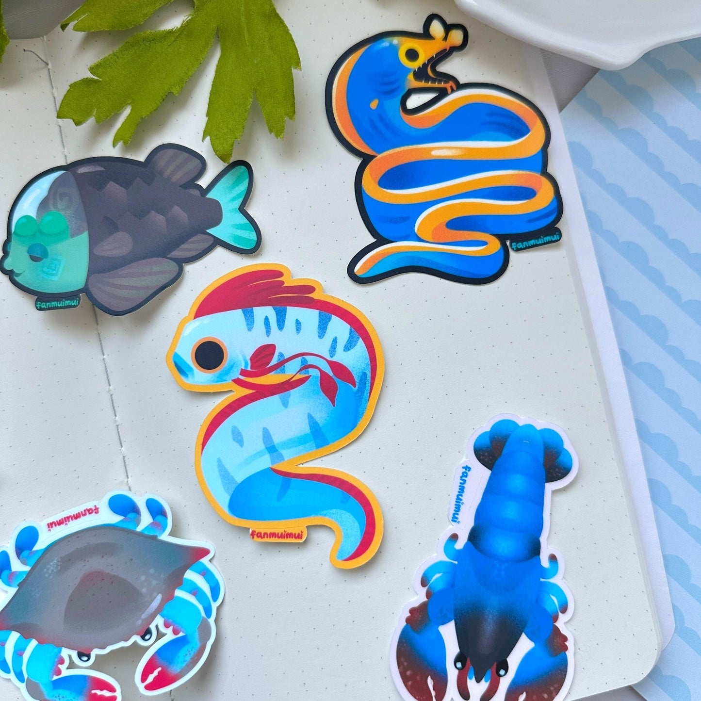 Fish Collection 3 Vinyl Stickers