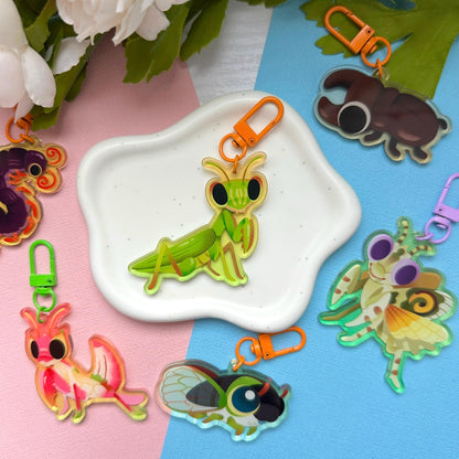 Praying Mantis 2.5" Acrylic Charm