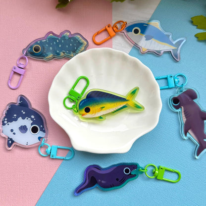 Mahi Mahi 2.5" Acrylic Charm