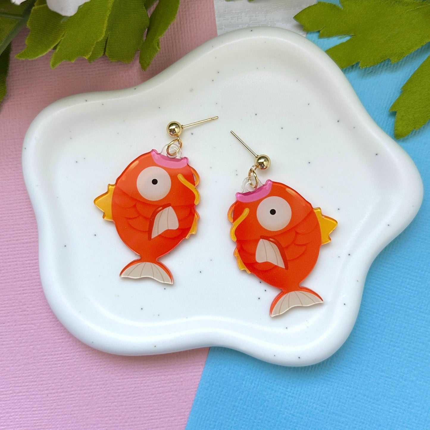 Magic Fish Acrylic Earrings