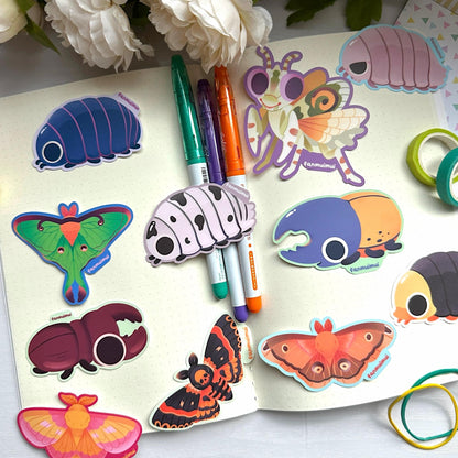 Bug Collection Vinyl Stickers