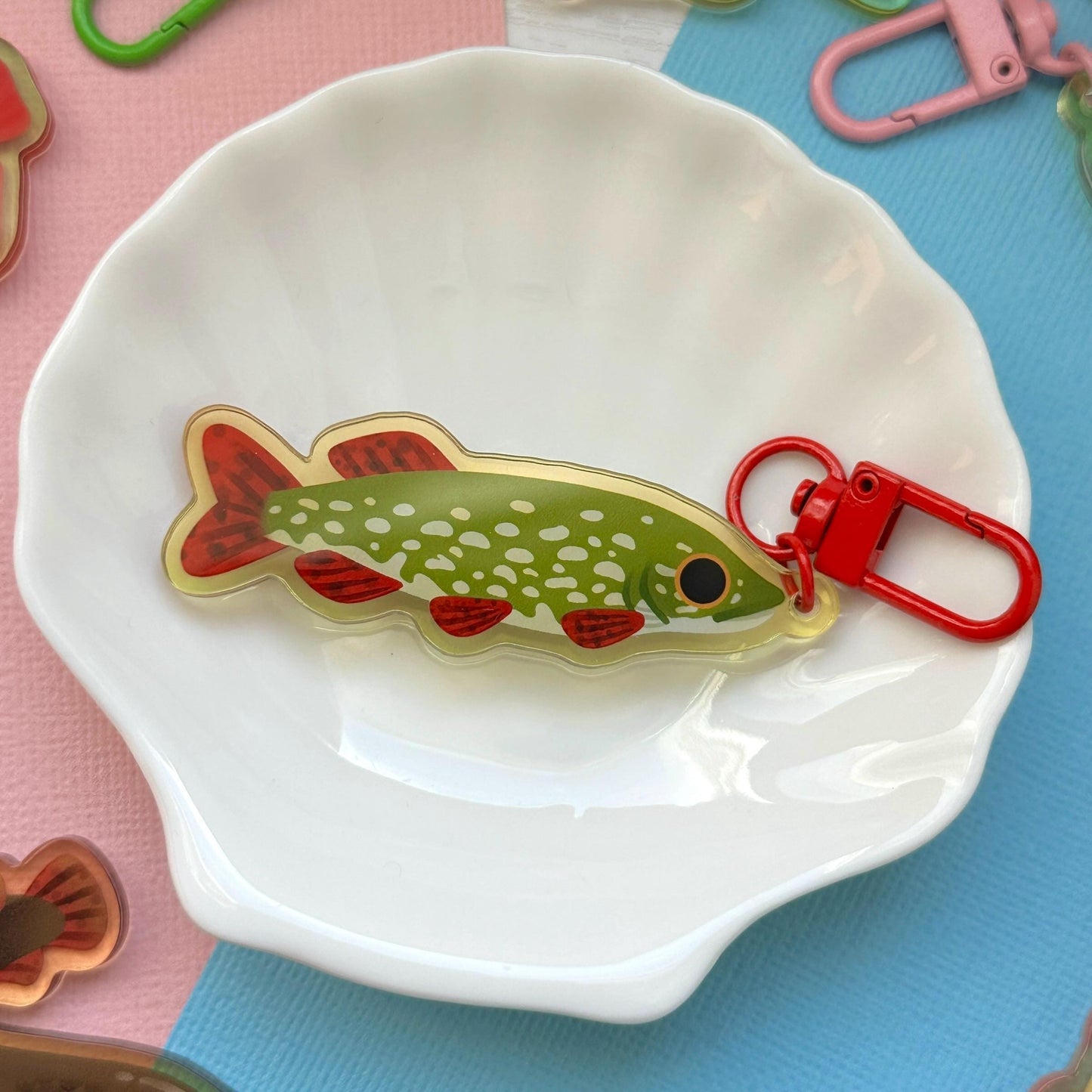 Pike 2.5" Acrylic Charm