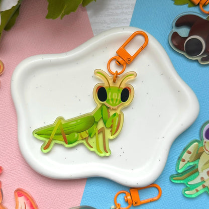 Praying Mantis 2.5" Acrylic Charm