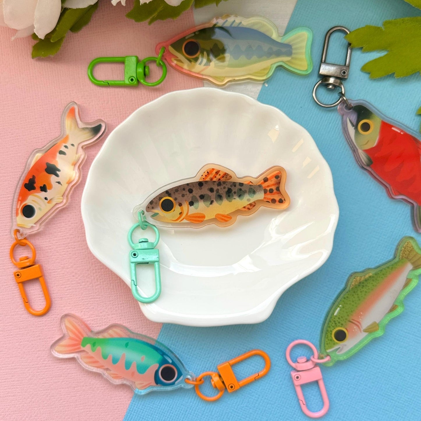 Apache Trout 2.5" Acrylic Charm