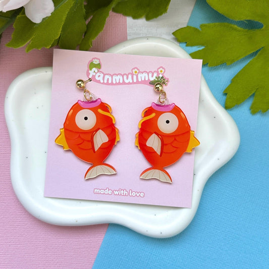 Magic Fish Acrylic Earrings