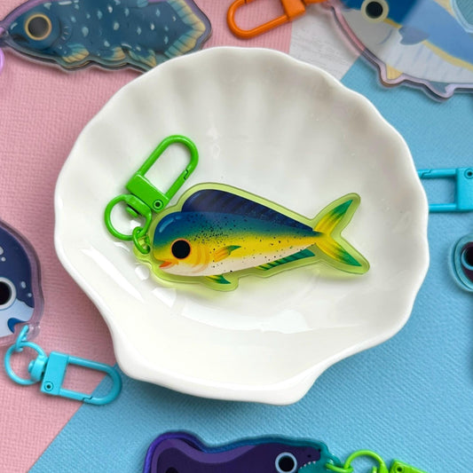 Mahi Mahi 2.5" Acrylic Charm