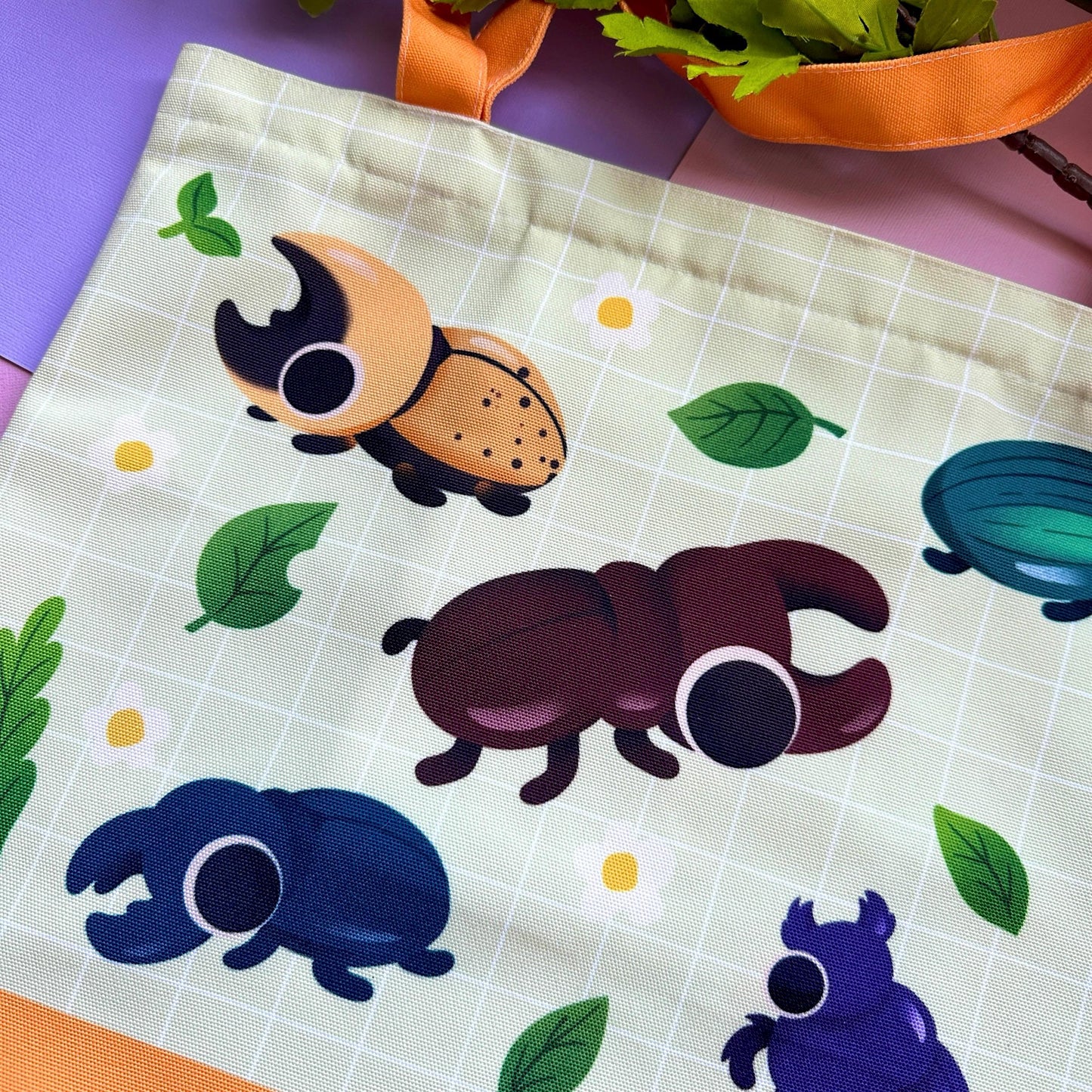 Beetle Canvas Tote Bag