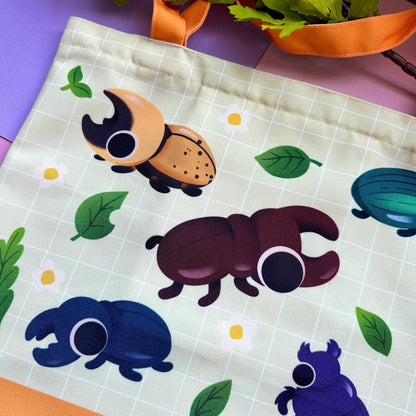 Beetle Canvas Tote Bag