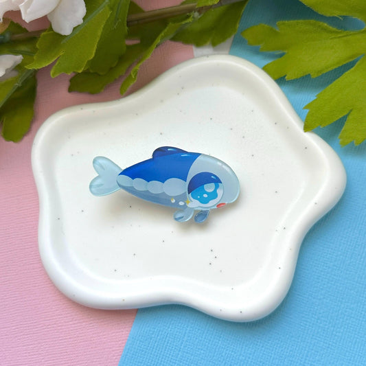 Crybaby Fish Acrylic Hair Clip