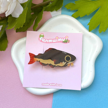 Redtail Catfish Acrylic Hair Clip