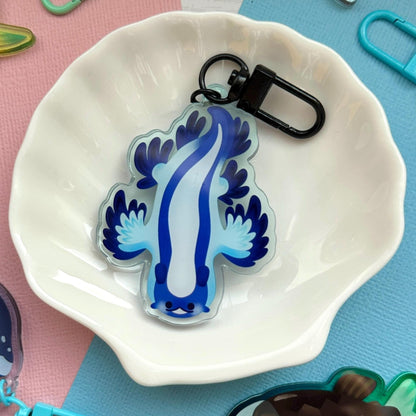 Blue Dragon | Sea Slug 2.5" Acrylic Charm