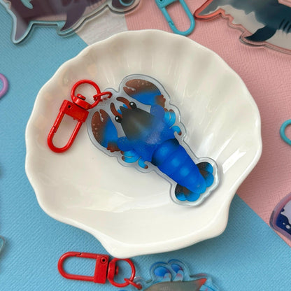 Blue Lobster 2.5" Acrylic Charm
